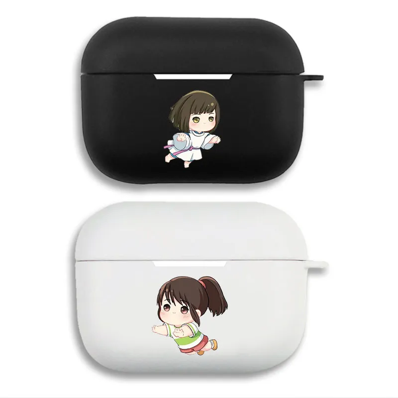 Studio Ghibli Spirited Away Chihiro and Haku Cute Chibi Anime AirPods Case