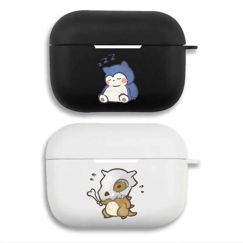 Creature Collection Snorlax Cubone Cute Chibi Sleeping Anime AirPods Case