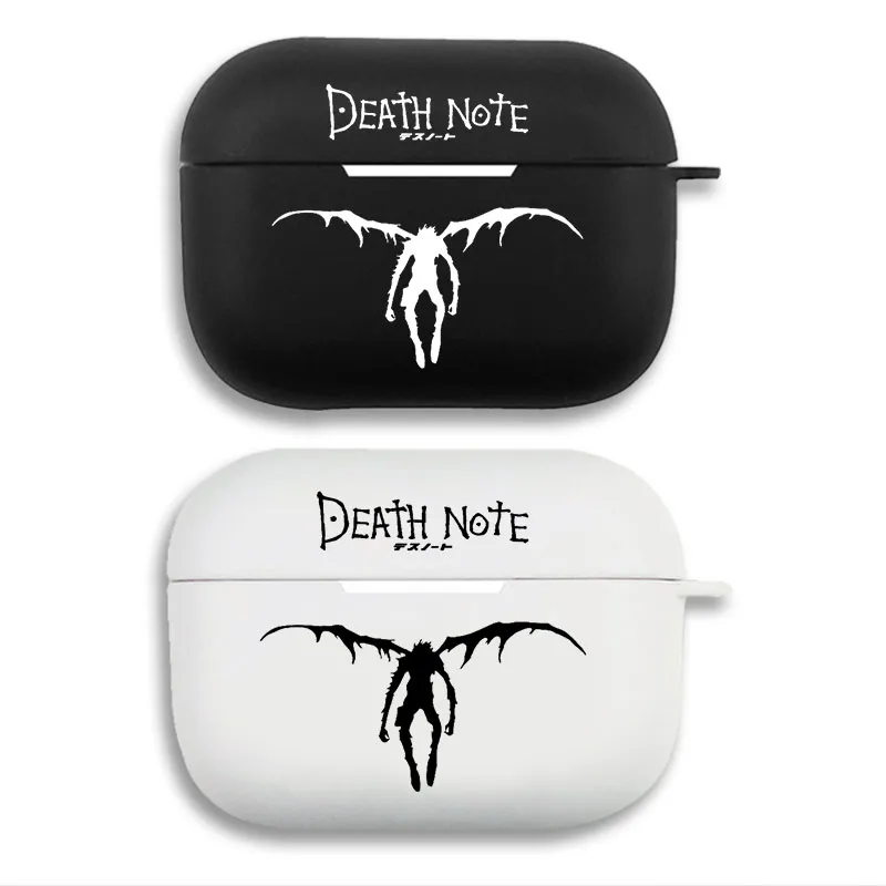 Death Note Ryuk Shinigami Winged SilhouAlien Visitorte Matte AirPods Case