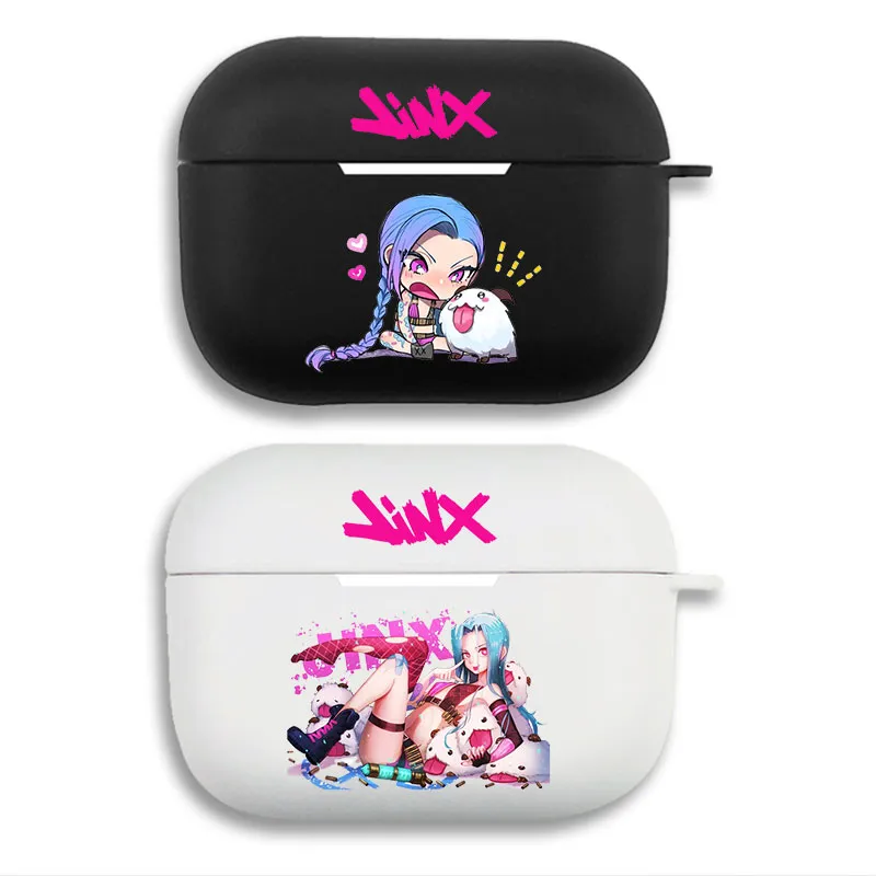 League of Legends Jinx Chibi Poro Anime Girl AirPods Case