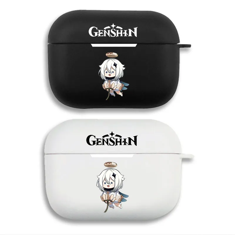 Original God Paimon Cute Chibi Anime Mascot Logo AirPods Case