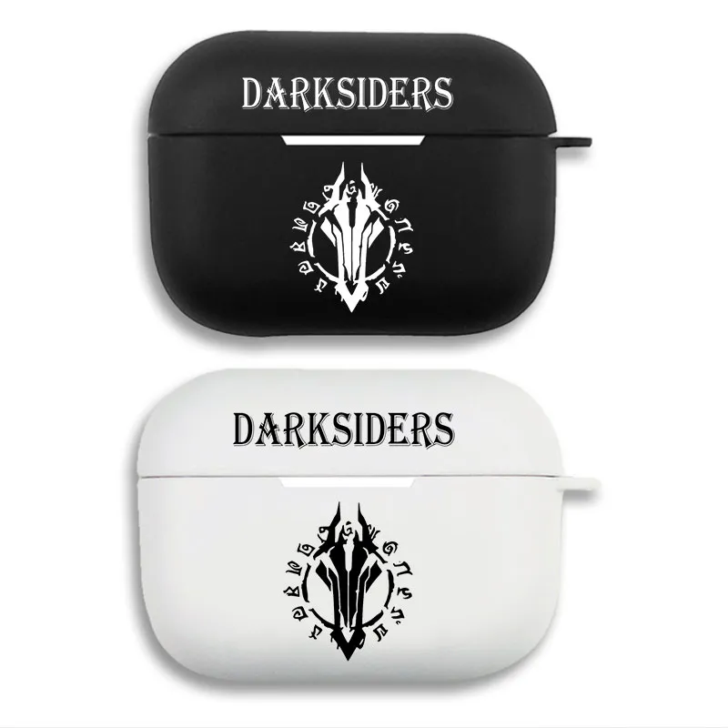 Darksiders Crest Logo Matte Silicone AirPods Case