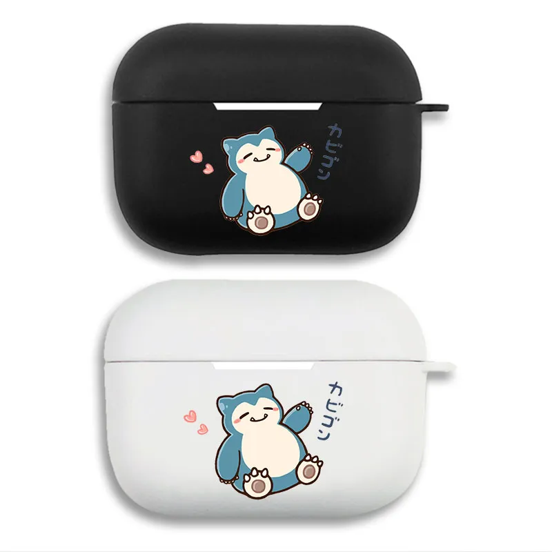 Creature Collection Snorlax Wave Cute Character Protective Matte AirPods Case