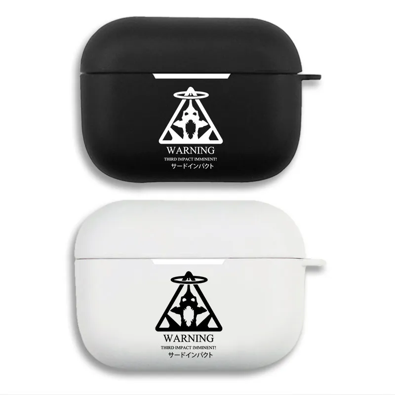 Third Impact Warning Angel EVA Anime - Mecha Anime Symbol Protective Airpods Case