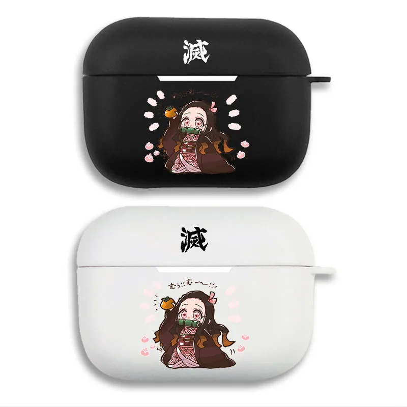 Blade Corps Nezuko Kamado Cute Chibi Metsu Kanji AirPods Case