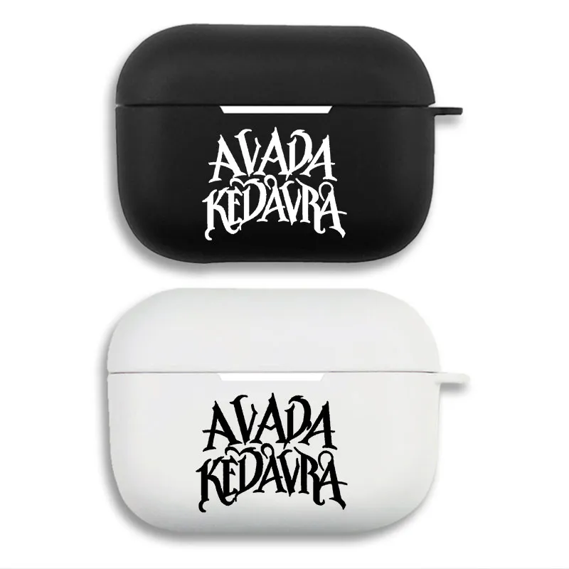 Wizard Tales Avada Kedavra Killing Curse Typography AirPods Case
