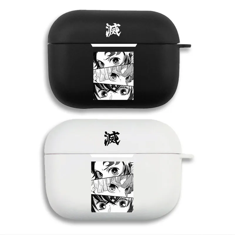 Blade Corps Tanjiro Zenitsu Inosuke Manga Panel Soft Silicone Airpods Case