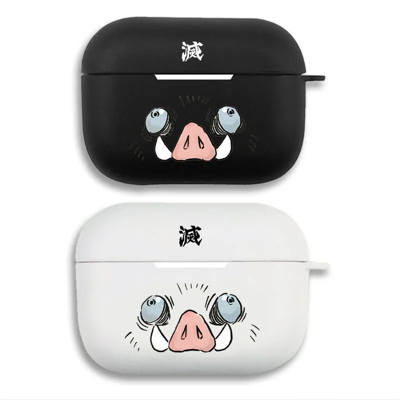 Blade Corps Inosuke Hashibira — Boar Mask Cute Anime Matte Soft Protective Cover AirPods Case