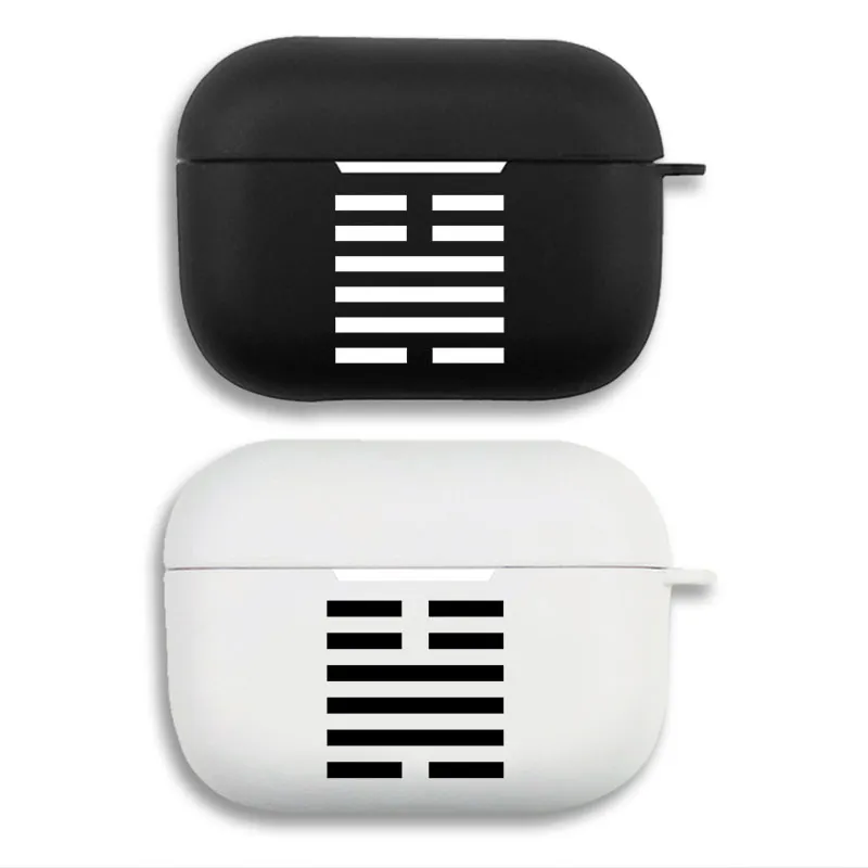 I Ching Hexagram Chinese Feng Shui Culture Art Soft Silicone Airpods Case