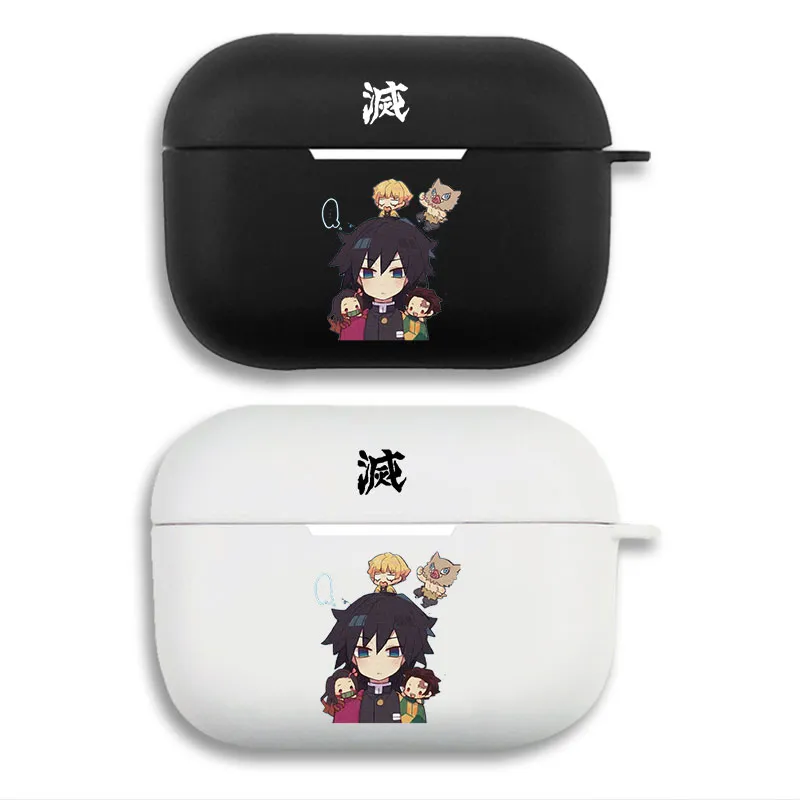 Blade Corps Giyu Tomioka — Chibi Anime Characters Matte Soft Protective Cover AirPods Case