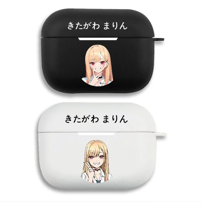 My Dress-Up Darling Marin Kitagawa — Cute Anime Girl Matte Soft Protective Cover AirPods Case