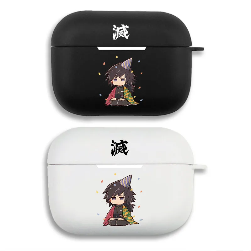 Blade Corps Giyu Tomioka Chibi Birthday Hat Airpods Case