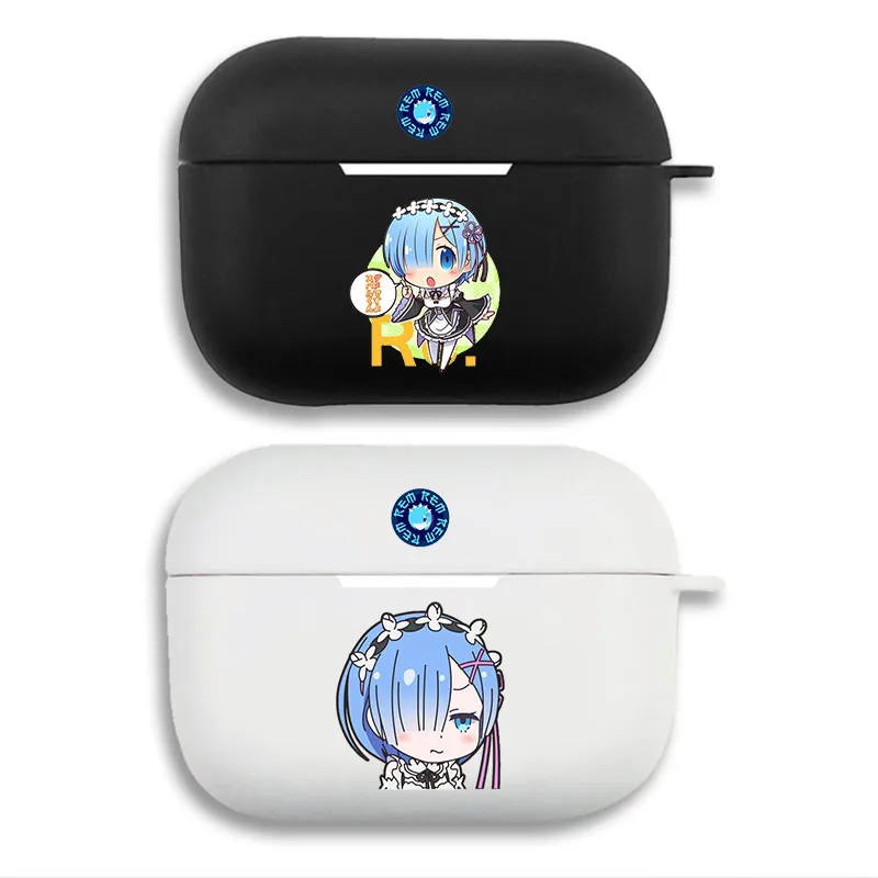 Re:Zero Rem Cute Maid Waifu Anime Airpods Case