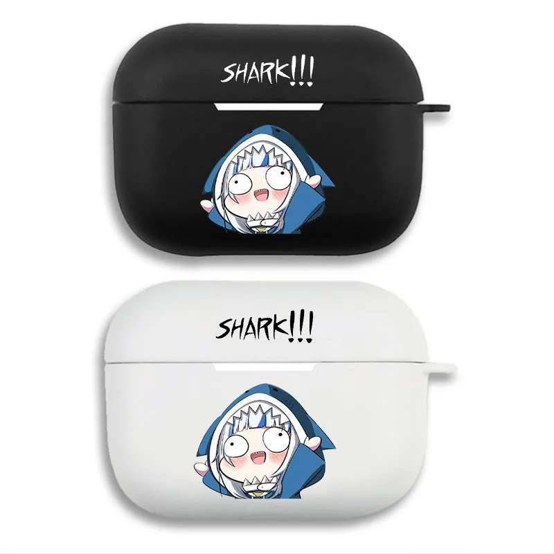 Hololive Gawr Gura Cute Anime Chibi Shark Airpods Case