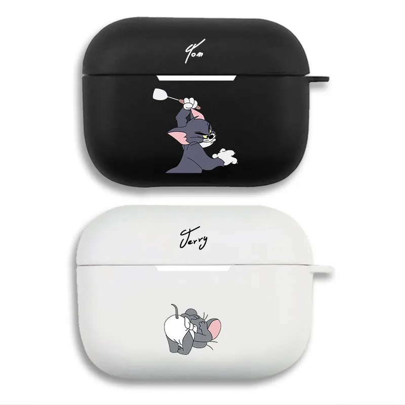 Tom and Jerry Cute Tuffy Cartoon Airpods Case