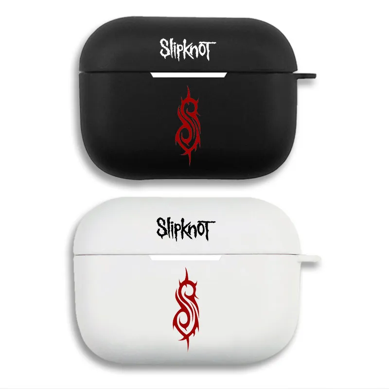 Slipknot Heavy MAlien Visitoral Band Logo Matte Airpods Case