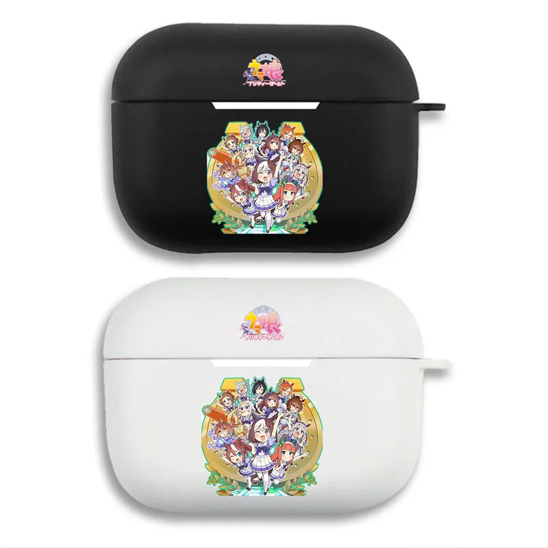 Uma Musume Pretty Derby — Anime Horse Girls Group Graphic Soft Silicone Split Airpods Case