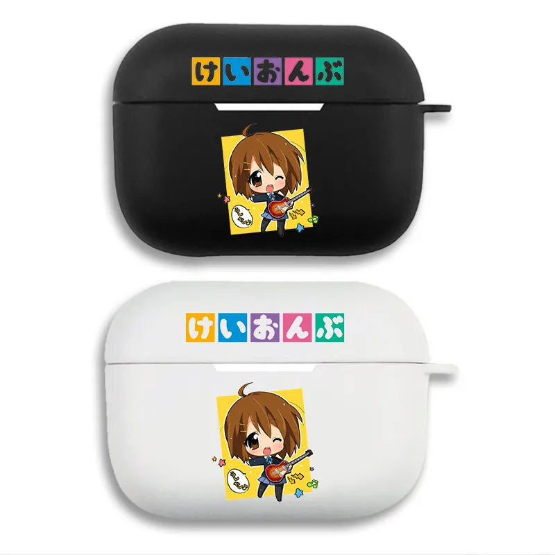 K-On! Yui Hirasawa — Chibi Anime Guitarist Girl Graphic Soft Silicone Split Airpods Case
