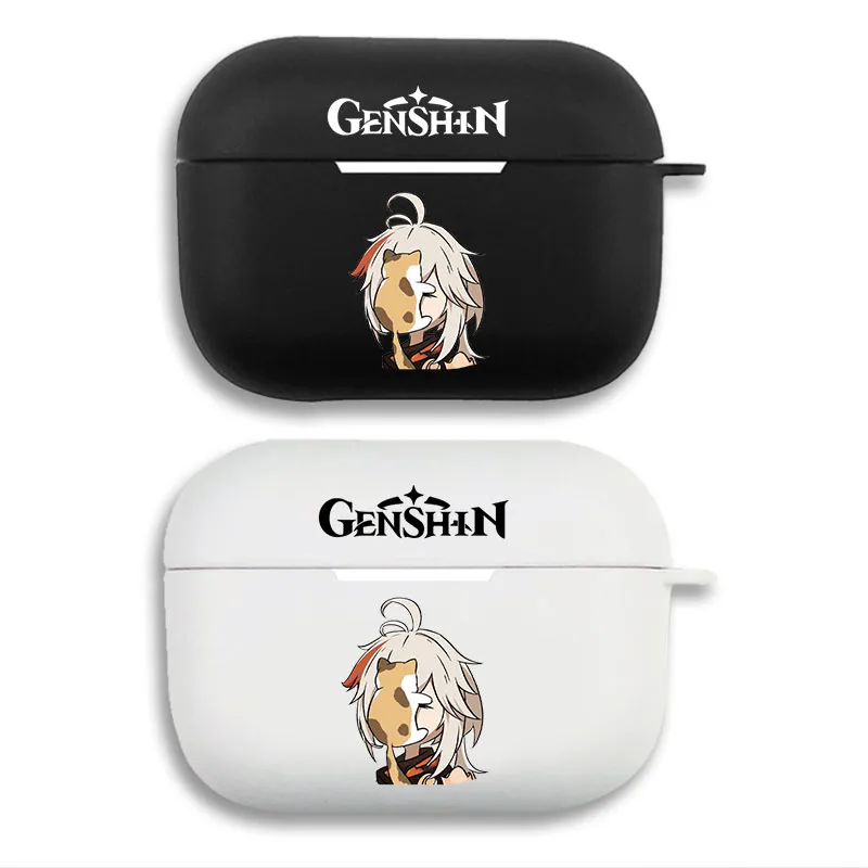 Original God Kazuha Cat Chibi Protective Airpods Case