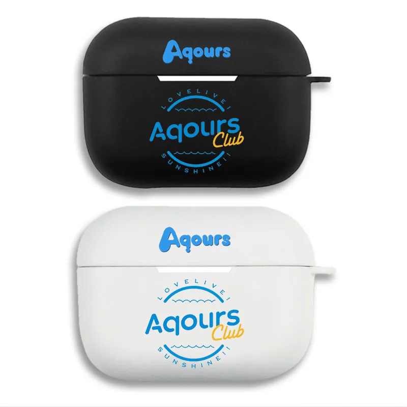 Love Live Sunshine Aqours Club — Emblem Logo Graphic Soft Silicone Split Airpods Case