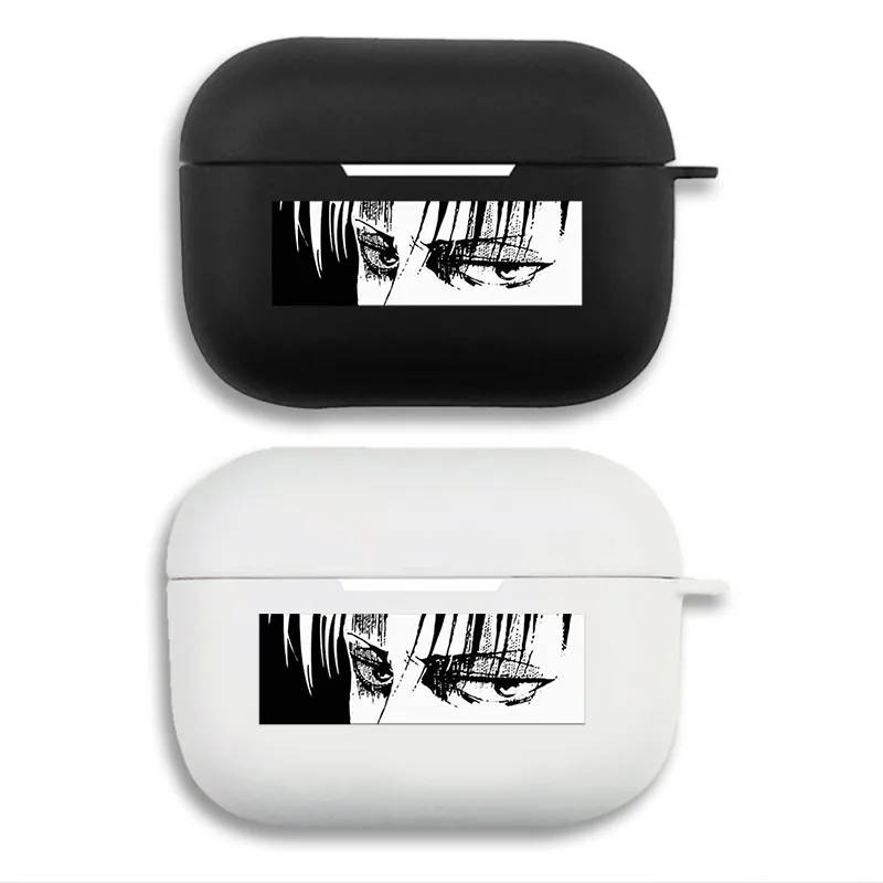 Levi Ackerman Wall Defense Anime Eye Stare AirPods Case