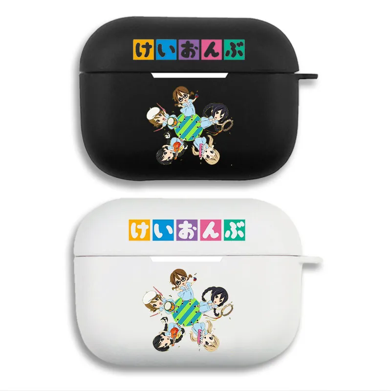 K-On! Anime Light Music Club Chibi Characters Airpods Case