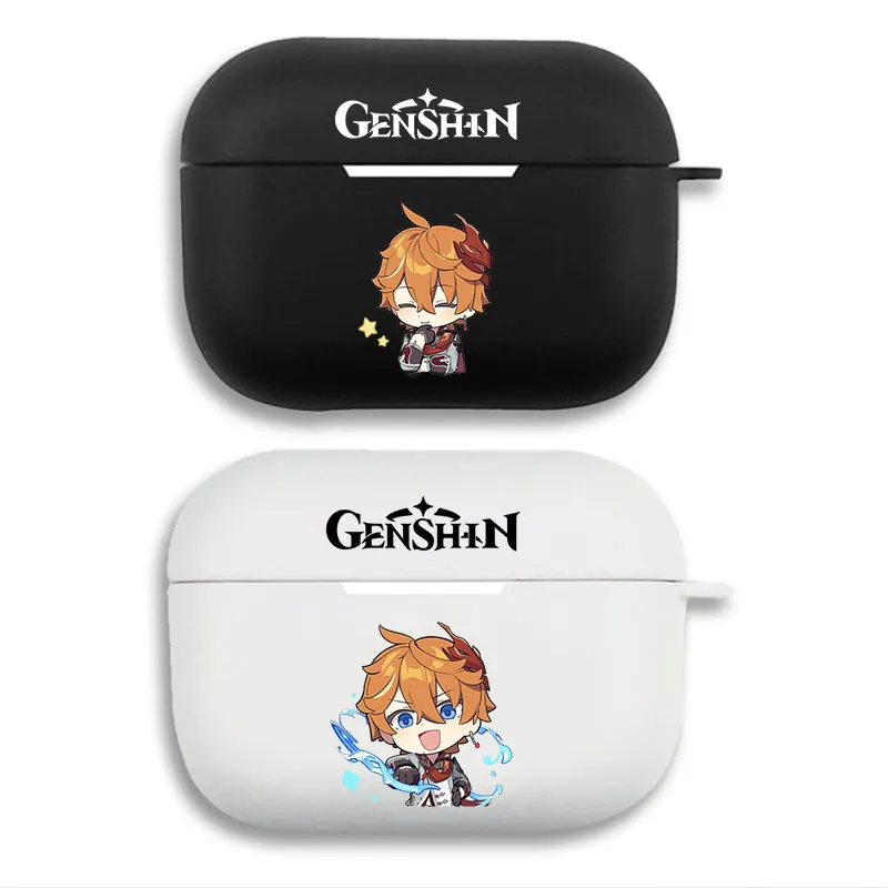 Original God — Tartaglia Childe Cute Chibi Game Matte Protective AirPods Case