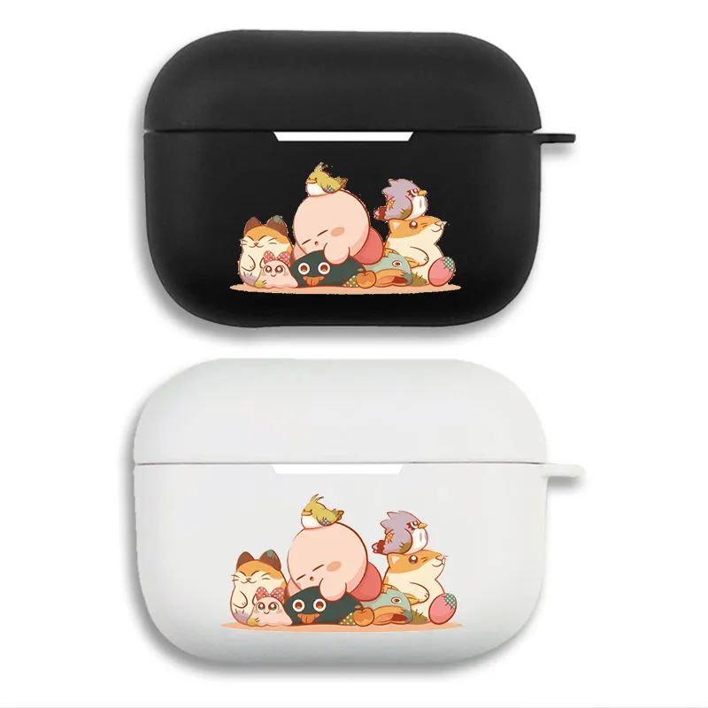 Kirby — Cute Animal Friends Rick Kine Coo Matte Protective AirPods Case