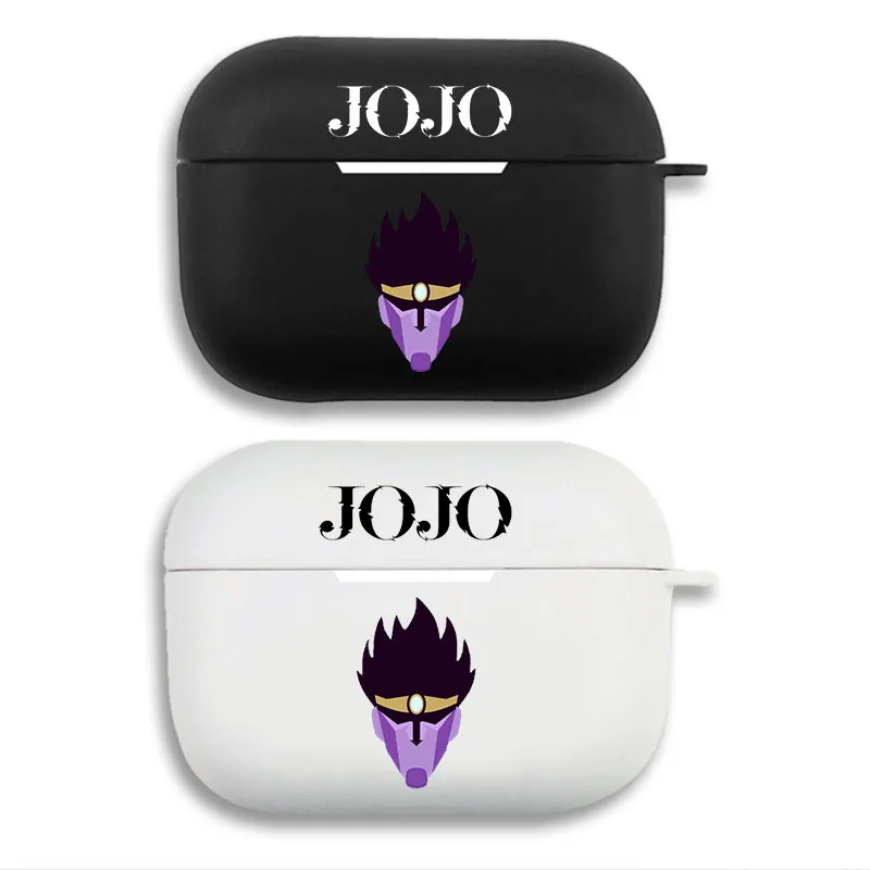 JOJO Anime Star Platinum Minimalist Matte Printed Silicone Airpods Case