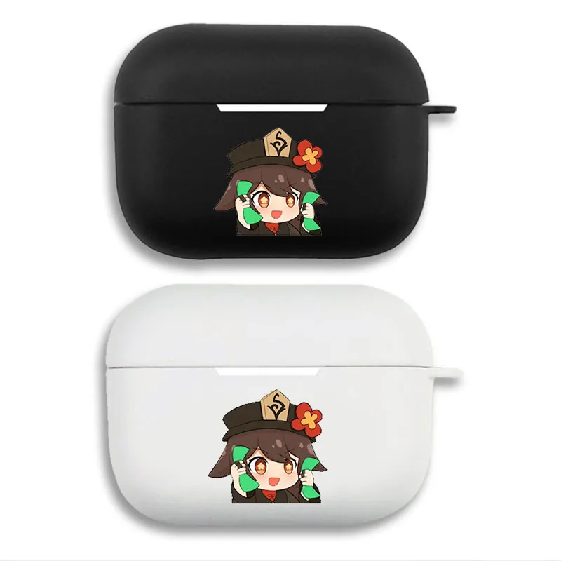 Original God Hu Tao Matte Printed Silicone Airpods Case