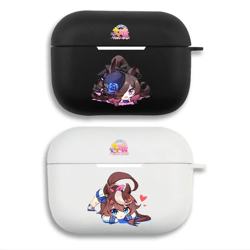 Uma Musume Pretty Derby Rice Shower & Tokai Teio Matte Printed Silicone Airpods Case