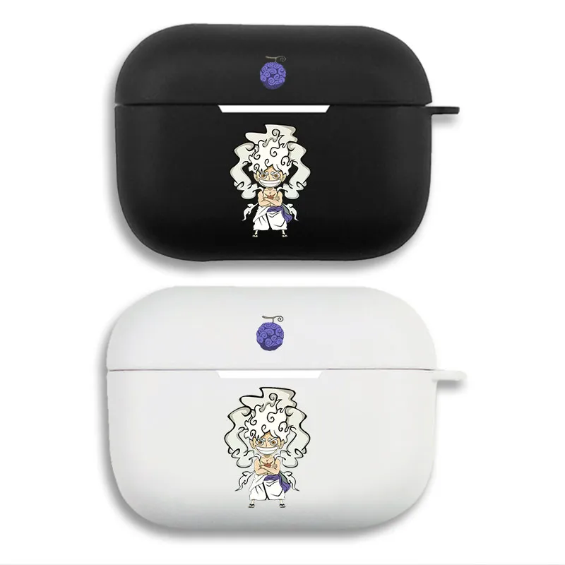Pirate Voyage Luffy Gear 5 Matte Printed Silicone Airpods Case