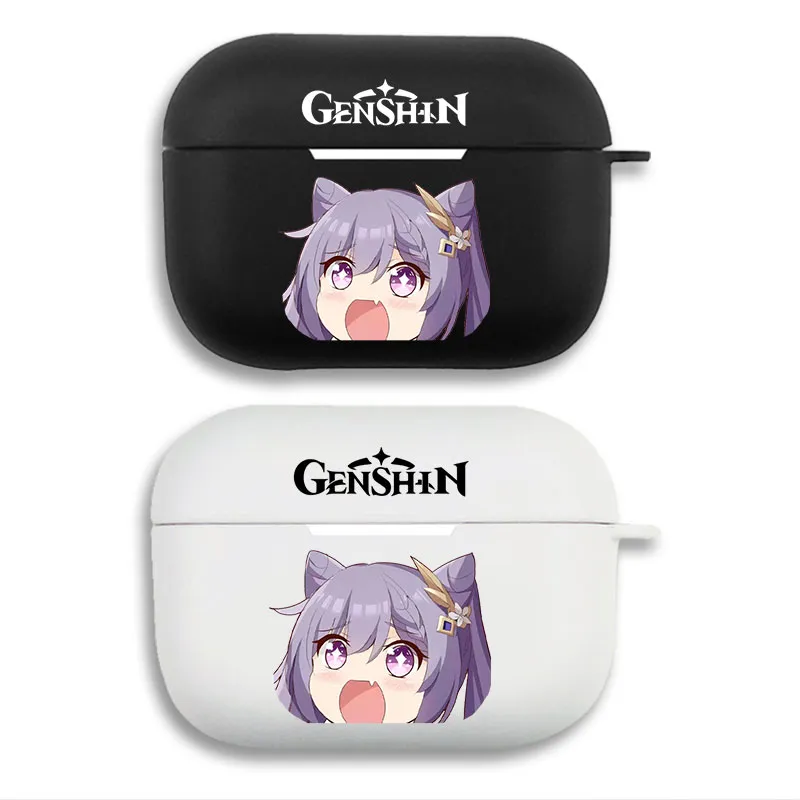 Original God Keqing Cute Funny Chibi Meme Airpods Case
