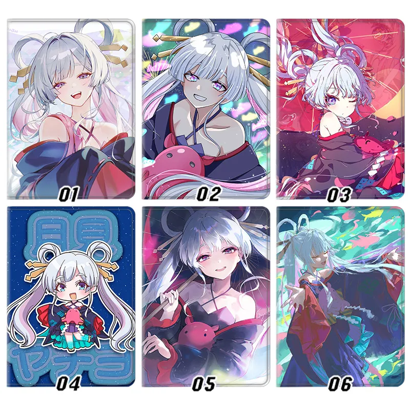 Virtual YouTuber VTuber - Tsukumo Sana Cute Anime Girl Illustration Folio Tablet Case