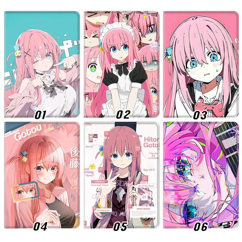 Bocchi the Rock - Hitori Gotoh Cute Anime Character Folio Tablet Case