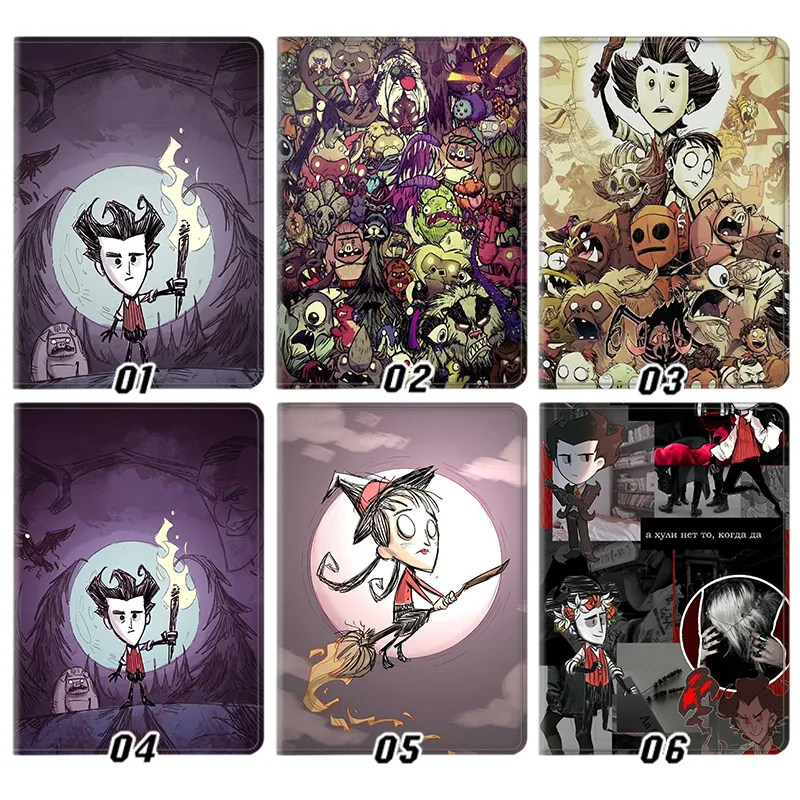 Don't Starve — Wilson & Willow Gothic Survival Game Art Tablet Case