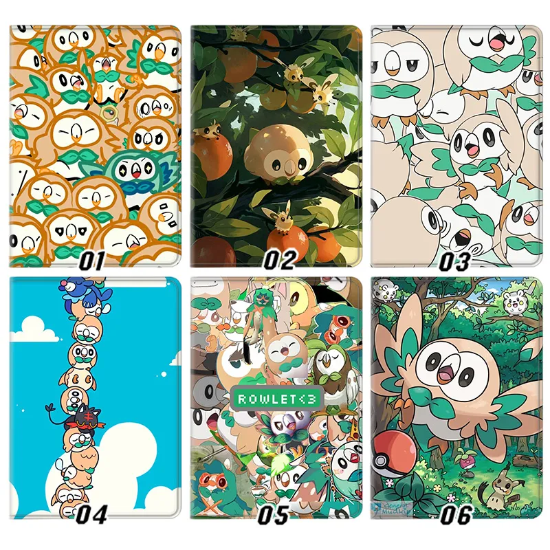 Creature Collection — RowlAlien Visitor Cute Grass Quill Alola Anime Game Art Tablet Case