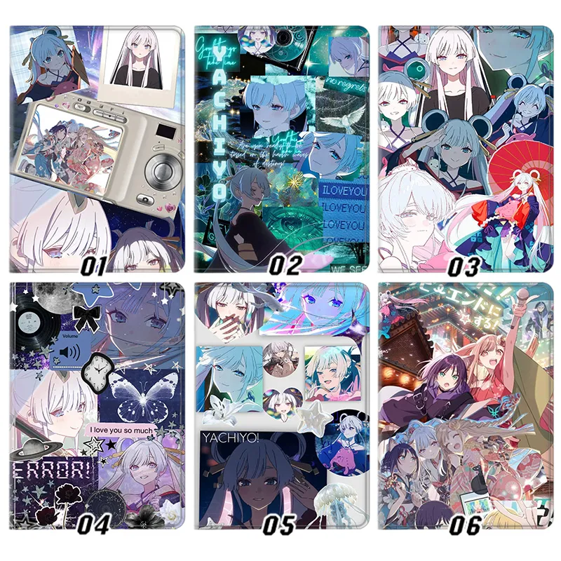 Girls Band Cry — Nina Iseri & Momoka Kawaragi Anime Collage Tablet Case