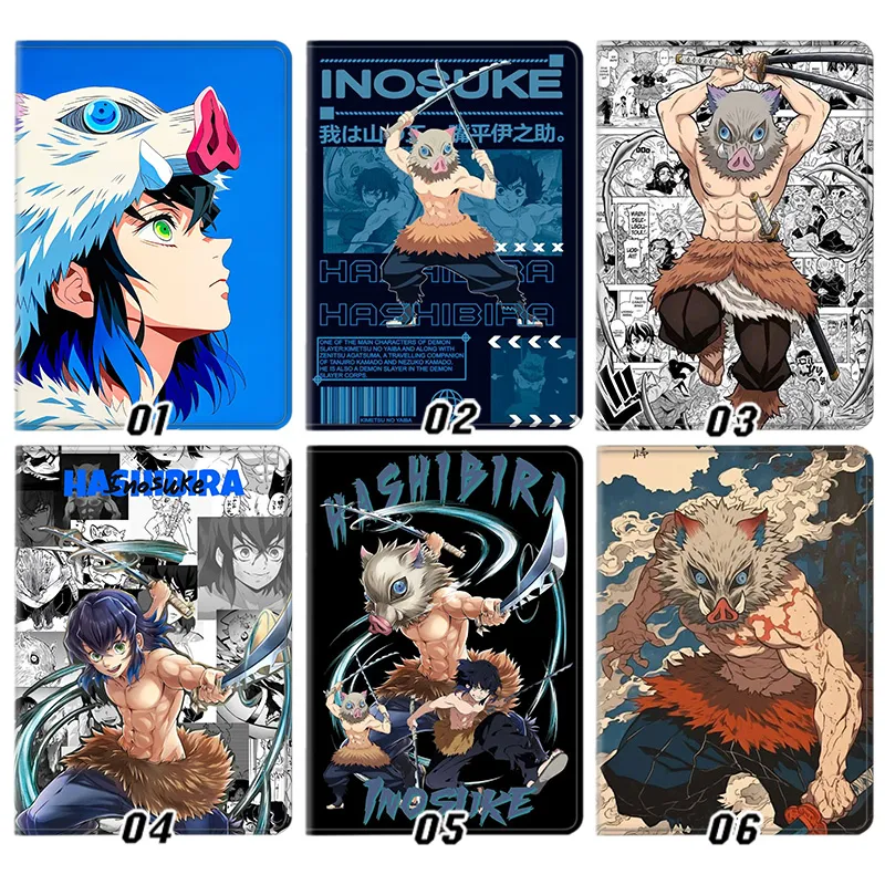 Blade Corps — Inosuke Hashibira Beast Breathing Anime Collage Tablet Case