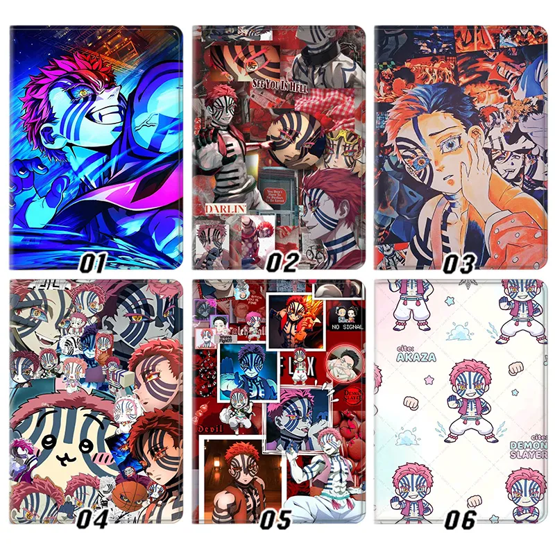 Blade Corps — Akaza Upper Moon Three Anime Collage Tablet Case