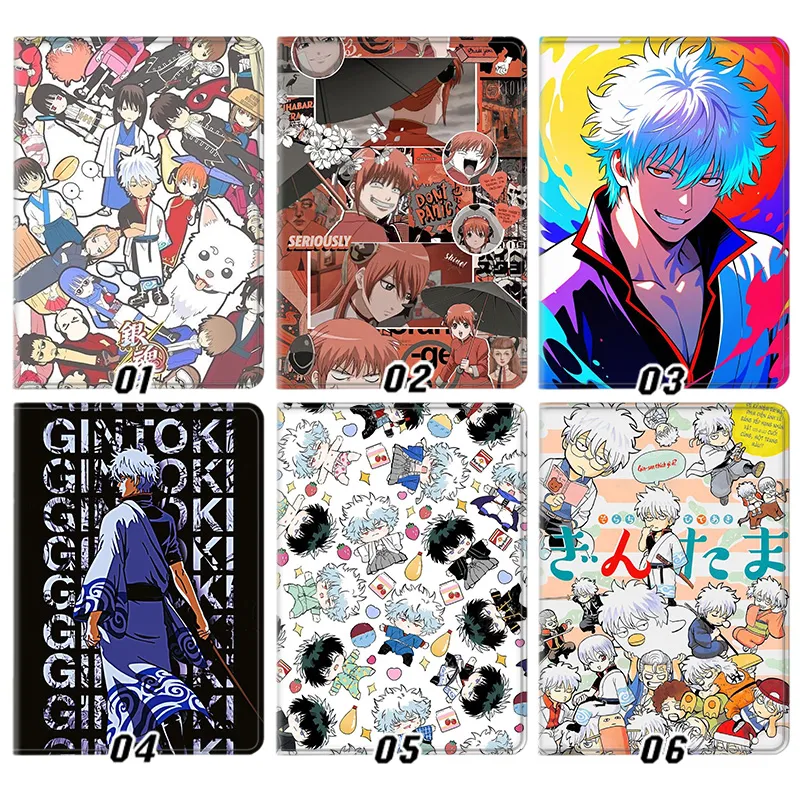 Samurai Parody — Sakata Gintoki Kagura Anime Collage Collection Tablet Case