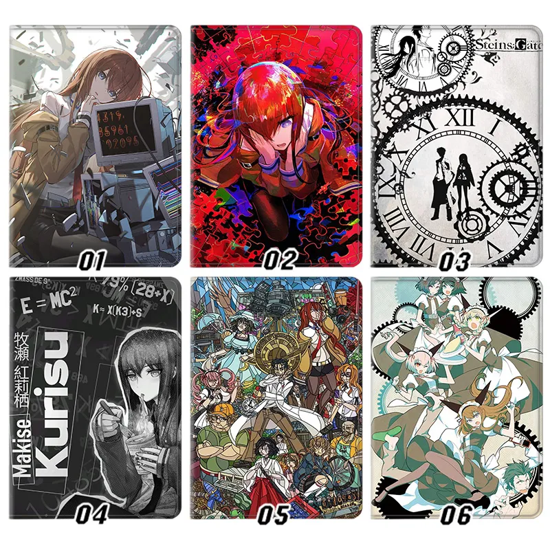 Steins;Gate — Kurisu Makise & Okabe Rintarou Anime Art Tablet Case