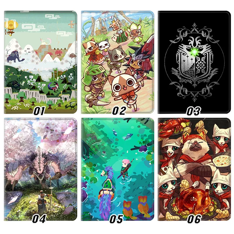 Monster Hunter — Felyne Palico & Guild Crest Classic Game Art Tablet Case