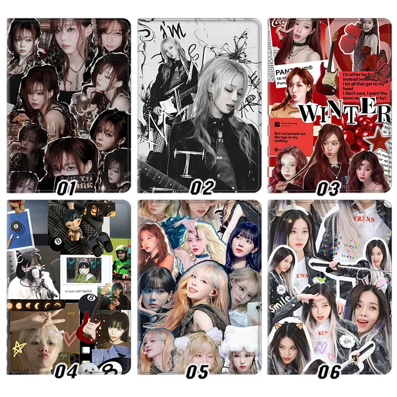 aespa — Karina Winter Giselle Ningning Kpop Idol Collage Tablet Case