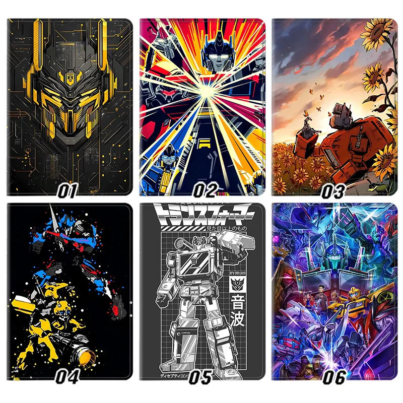 Transformers — Optimus Prime & Bumblebee Mecha Anime Art Tablet Case