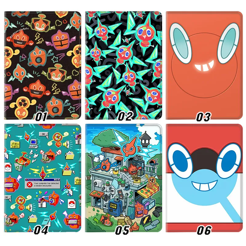Creature Collection — Rotom & All Appliance Forms Cute Anime Art Tablet Case