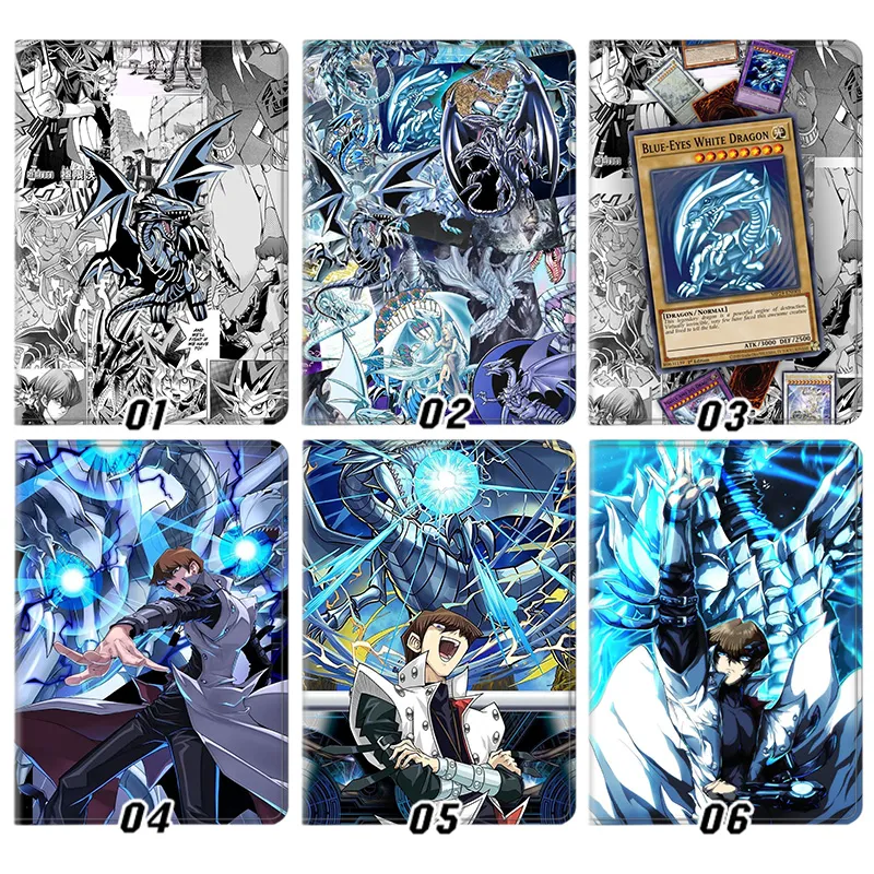 Yu-Gi-Oh! — Blue-Eyes White Dragon & SAlien Visitoro Kaiba Anime Collage Tablet Case