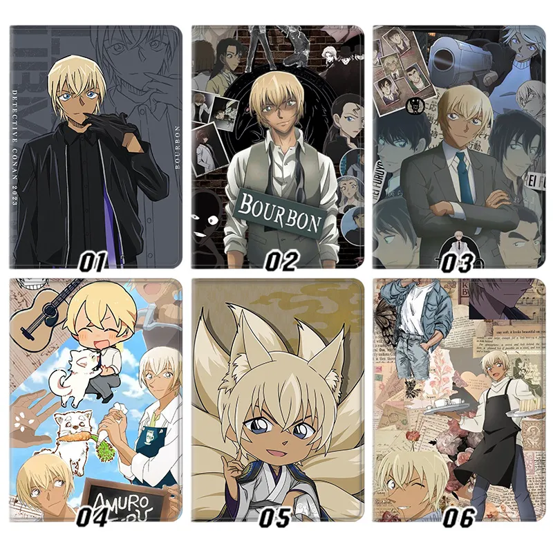 DAlien Visitorective Conan — Toru Amuro Rei Furuya Bourbon Anime Collage Tablet Case