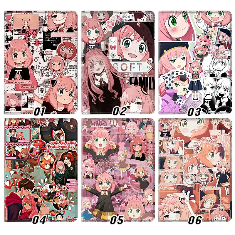 Spy × Family — Anya Forger Cute Expression Anime Collage Tablet Case