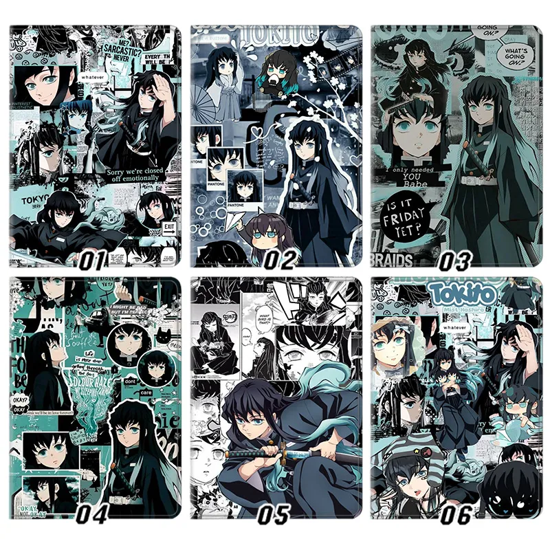 Blade Corps — Muichiro Tokito Mist Hashira Anime Collage Tablet Case